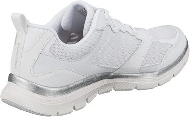 Кросівки Skechers Flex Appeal 4.0 Active Flow для жінок, 40 EU, білі, шкіра та сітка