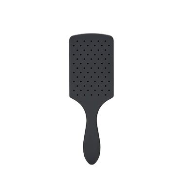 Щітка WetBrush Paddle Detangler з технологією HeatFlex та Aquavents для легкого розчісування та швидкого сушіння, підходить для всіх типів волосся, з активованим вугіллям, чорна