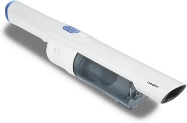 MEDION MD11515: Бездротовий акумуляторний пилосос 2-в-1 (білий) з насадкою для підлоги та трубою, BLDC мотор, HEPA 13 фільтр, 20 kPA, станція зарядки