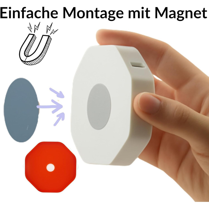 Нічна лампа-кліпса для читання Toys4Boys: LED, 360° гнучкий світильник для книг, червоний сенсор, 8 LED, для читання в ліжку