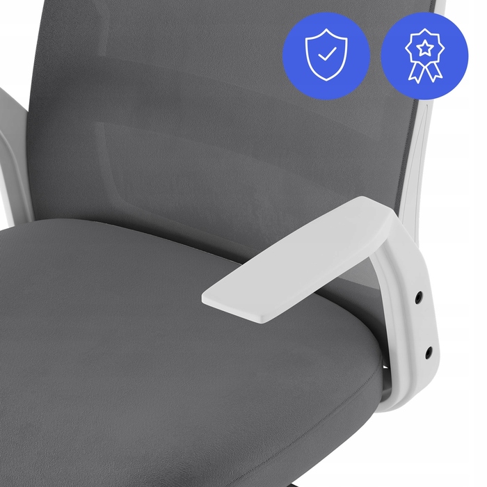 Офісне обертове крісло Sense7, сіре