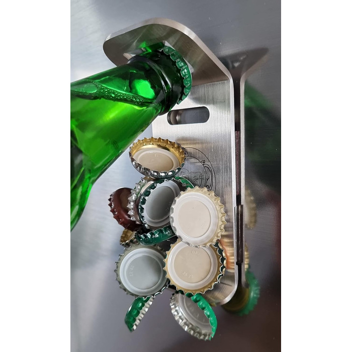 Ivalio Magnetic Bottle Opener | Strong Magnet Bottle Opener | Wall & Refrigerator Mounting | magnetic bottle opener | bottle opener