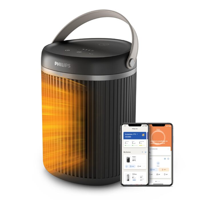 Керамічний тепловентилятор-товпіль Philips Smart 5000 серії, 2000 Вт, чорний
