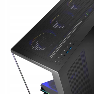 Корпус для комп'ютера Modecom Volcano Stellar ARGB Midi 8F Black