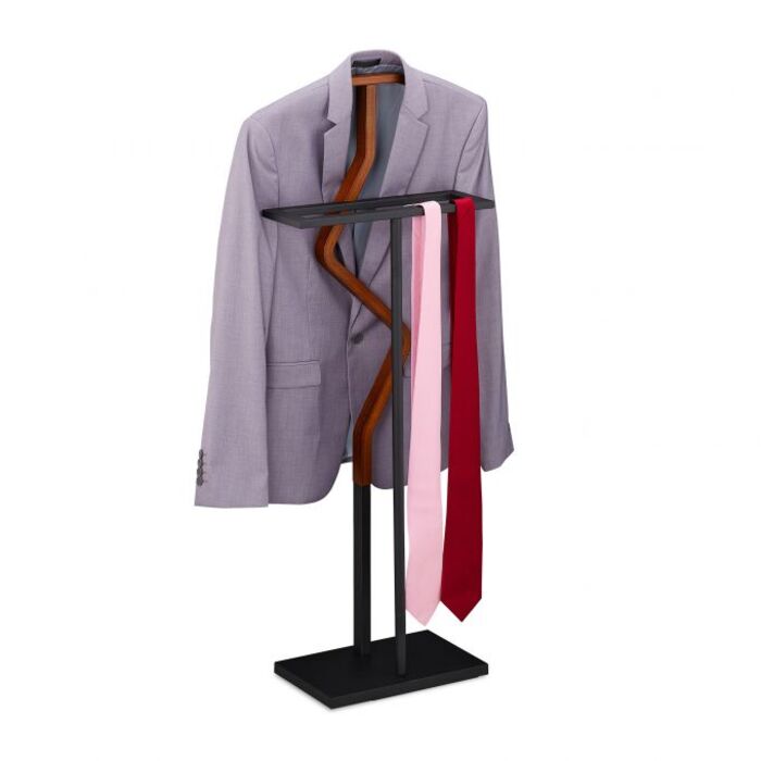 Relaxdays Butler for Men - Wood & Metal