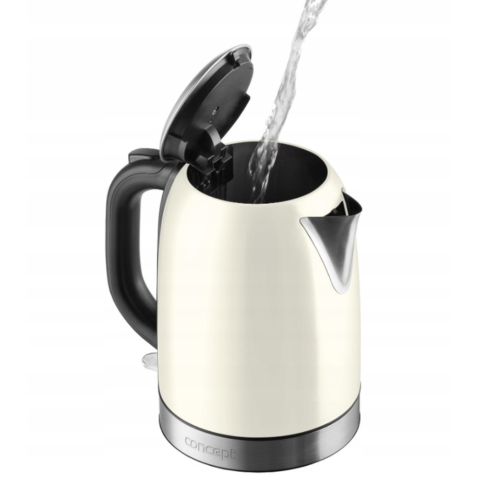 Електричний чайник Concept RK3242, 2200 Вт, 1,7 л, бежево-коричневий