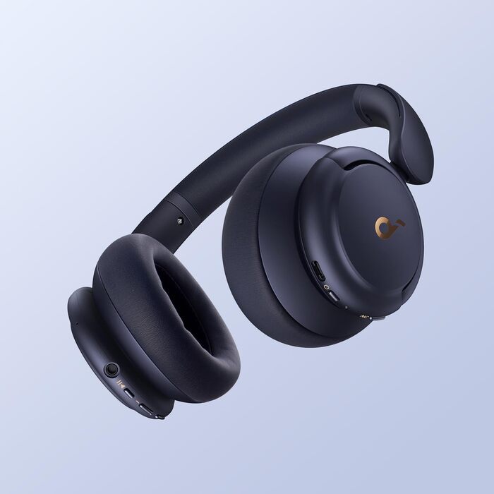Soundcore Q30 - Бездротові навушники з активним шумозаглушенням, Bluetooth, Hi-Res звук, 40 годин роботи, блакитні