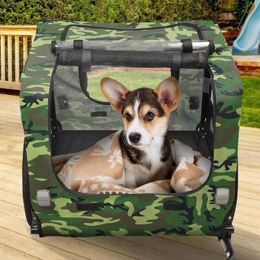 Фаркоп для собак на велосипед, велосипедний фаркоп для собак, з прапорцем та ременем, складаний та легкий у зберіганні в багажнику, кольори: червоний, пісочний, м'ятний, фіолетовий, військовий синій, військовий зелений