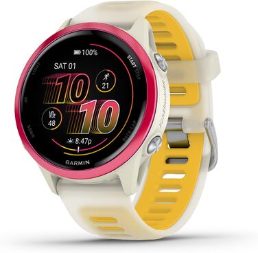 Garmin Forerunner 570: GPS-годинник для бігу та триатлону з AMOLED-дисплеєм, 47 мм, сірий, функція тренувань та відновлення