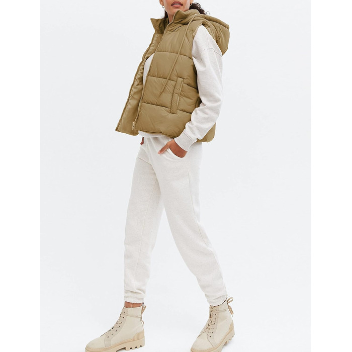 Степова жилетка Lentta Daen Ärellose з капюшоном та утеплювачем, зимова, камуфляж хакі (M)