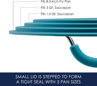Набір кухонного посуду Rachael Ray Cook + Create, 10 предметів, антипригарне покриття, Agavenblau (блакитний)