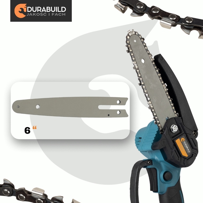 Акумуляторна ланцюгова пила Durabuild 500 Вт 21 В 6