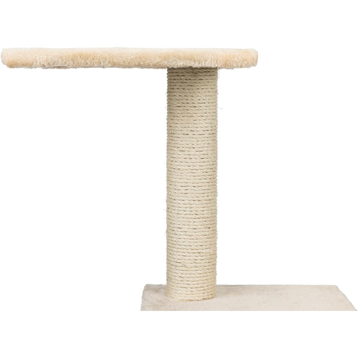 TRIXIE Cat Tree Badalona 109 cm in beige – multi-level cat tree with cozy resting areas and robust scratching surfaces, comfortable & stable – 43451
