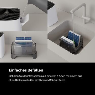 Зволожувач повітря Meaco Armin 300 - для кімнат до 89 м², 4.7 л, для жорсткої та м'якої води