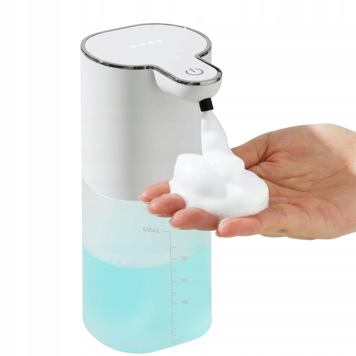 Автоматичний сенсорний дозатор для рідкого мила, безконтактний, USB-зарядка, 400 мл