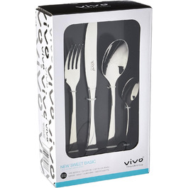 Набір столових приборів Vivo by Villeroy & Boch New Sweet Basic, 30 предметів, нержавіюча сталь