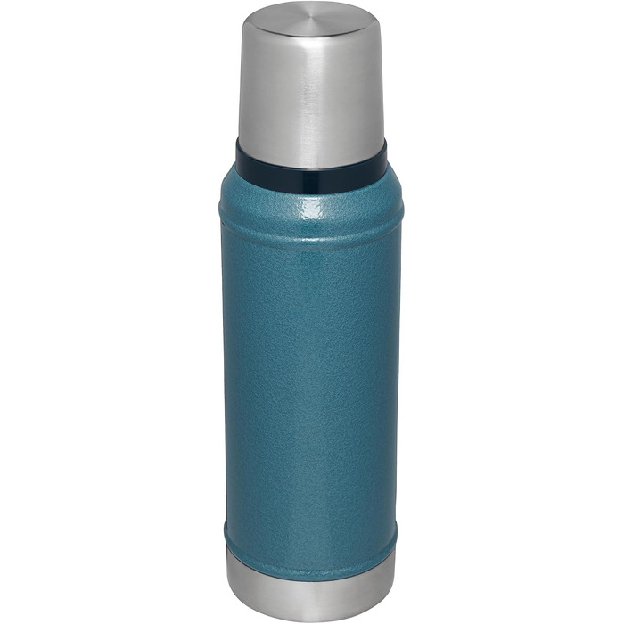 Термос STANLEY 1913 Classic Legendary 0.94л, вакуумна термобутылка Hammertone Lake — герметична, BPA-free, зберігає температуру 24 години