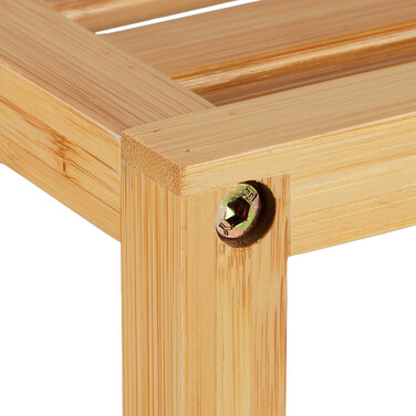 Relaxdays Bamboo Shelf Insert, 2-Piece Set