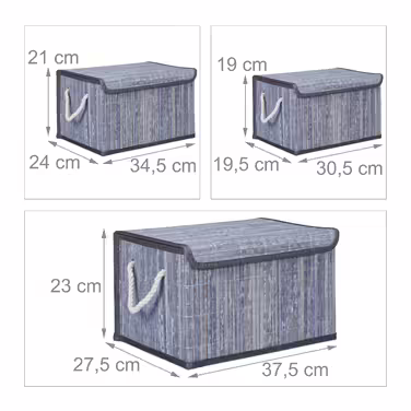 Relaxdays Storage Basket Set of 5