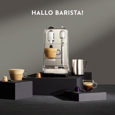 Кавомашина Sage Creatista Plus SNE800, перлинно-біла, автоматична, преміум-клас