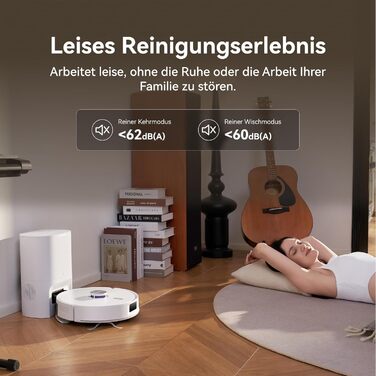 Робот-пилосос NARWAL Freo S з функцією миття підлоги, 8000Pa, 8N тиск, станція самоочищення 3.5L, LDS-лазерна навігація та 3D-картування, керування через додаток, для килимів/шерсті домашніх тварин