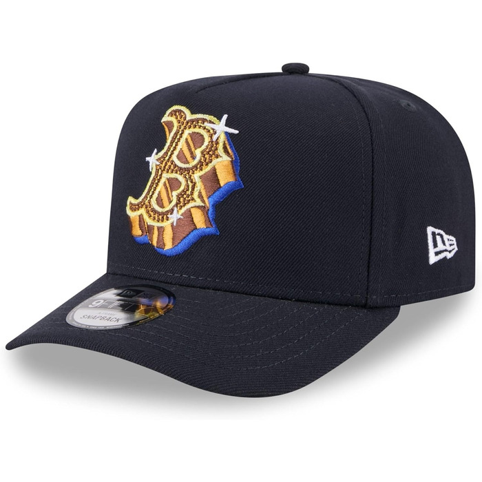 Кепка New Era 9Fifty MLB NBA NFL з логотипом команди, регульована, бейсболка, розмір універсальний (Boston Red Sox #38677)