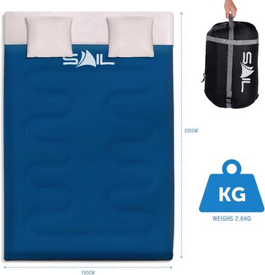 Спальний мішок SAIL Buddy блакитний