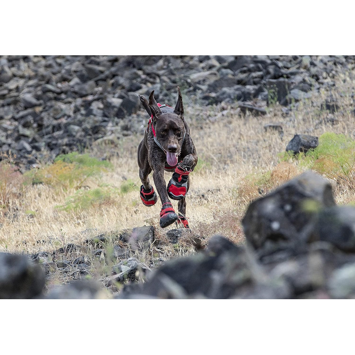 Kurgo Blaze Cross Dog Shoes, For Paw Protection, For Every Season, Waterproof and Reflective, Size XL, Red X-Large