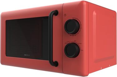 Мікрохвильова піч Cecotec Proclean 3110 з грилем, 20л, 700W, червона | Ручне керування