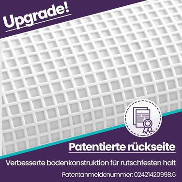 Килимок для ванної кімнати DEXI 60 x 90 см, неслизький, миючий, з мікрофібри, швидковисихаючий, сірий