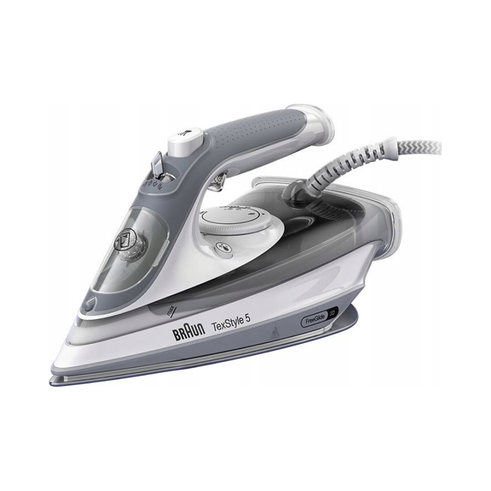 Парова праска Braun TexStyle 5 SI 5078 GY з підошвою 3D FreeGlide, 2800 Вт, EloxalPlus