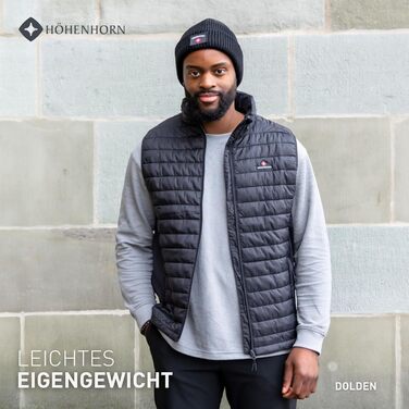 Чоловіча гірська жилетка Höhenhorn Dolden: гібридна, степкова, спортивна куртка XXL чорного кольору