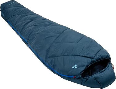 Спальний мішок VAUDE Sioux 800 II, блакитний, 2-8°C, для 3 сезонів, 220x80 см, синтетика, для кемпінгу