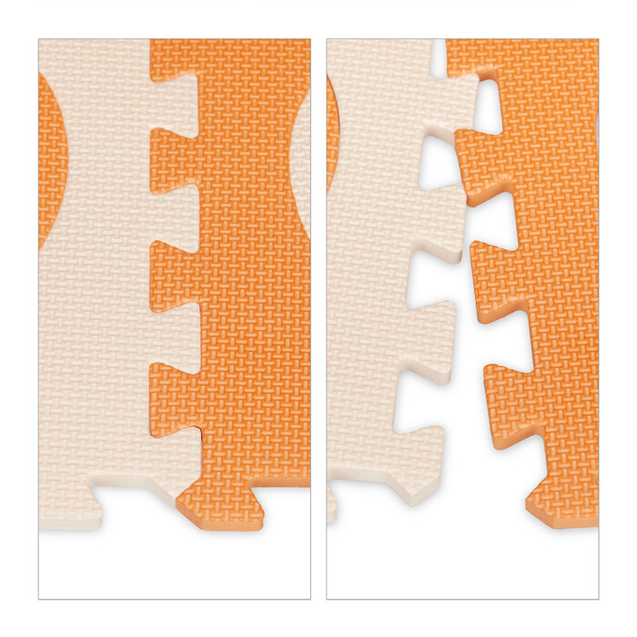 Relaxdays 18-Piece Puzzle Mat Heart