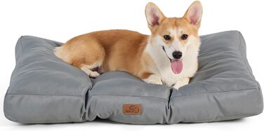 Килимок для собак BEDSURE 76x50 см, для маленьких та середніх собак, миючий, сірий, 10 см