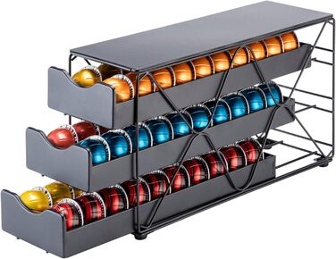 Організатор для капсул Nespresso Vertuo, 3 ящики, на 60 капсул