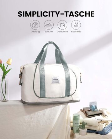 LOVEVOOK Сумка ручної поклажі Ryanair 40x30x20, розширювана, для подорожей літаком, зелена