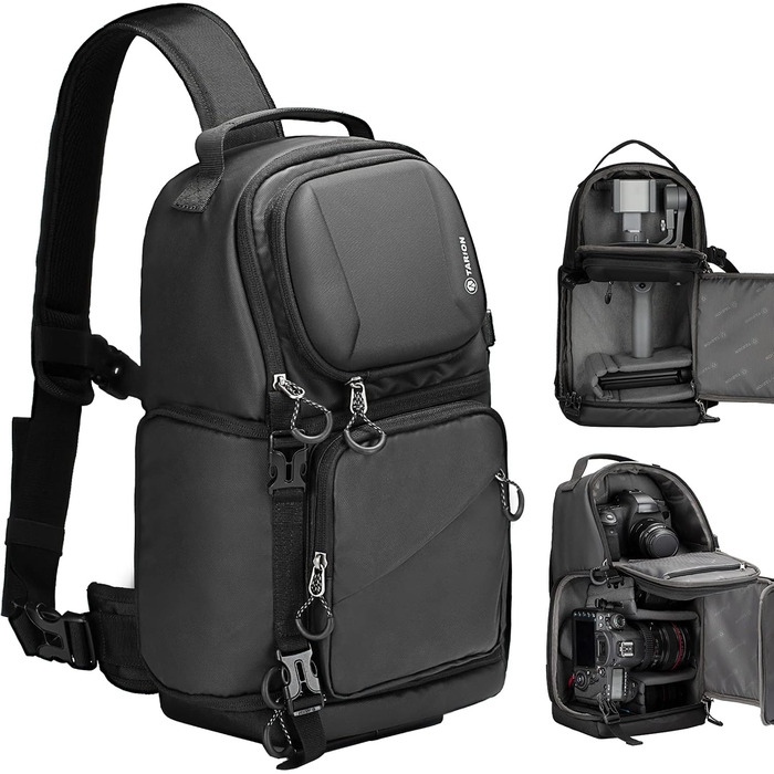 Чохол для камери TARION: водонепроникний, для DSLR/SLR, з дощем.іком, чорний