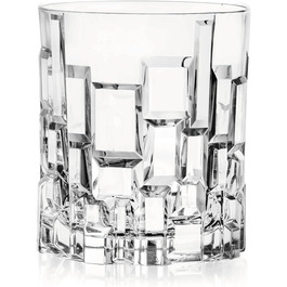 Набір склянок для віскі Etna RCR, 330 мл, 6 шт. Кришталеві Tumbler, ідеально для подарунку та дому