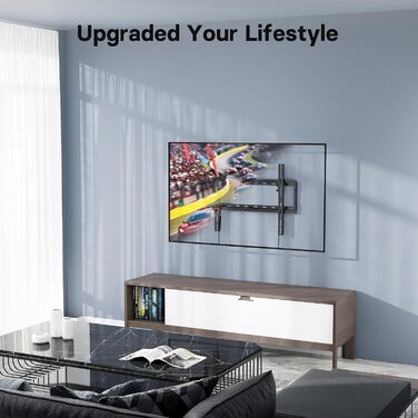 Кріплення для телевізора BONTEC для LED, LCD, OLED, Plasma телевізорів (37-80 дюймів), настінне кріплення, нахил, до 55 кг, VESA 600x400, рівень та стяжки
