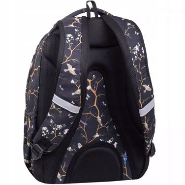 Підлітковий шкільний рюкзак CoolPack Drafter 28 л Vilnius, чорний у квітку