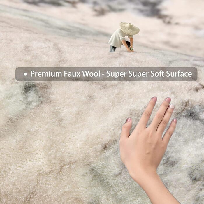 Килимок з коротким ворсом для вітальні: абстрактний дизайн, великий, м'який, неслизький, сірий, декор для вітальні, спальні, їдальні (120x160 см, 200x300 см, прямокутний, бежевий/багатобарвний)