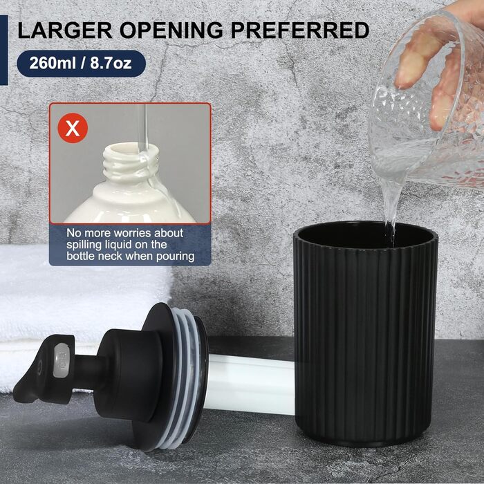 Phneems Automatic Soap Dispenser Electric Soap Dispenser Sensor with Sensor Automatic Foam Soap Dispenser Automatic Foam Dispenser No Touch Foam Dispenser for Bathroom, Kitchen, Office USB Black