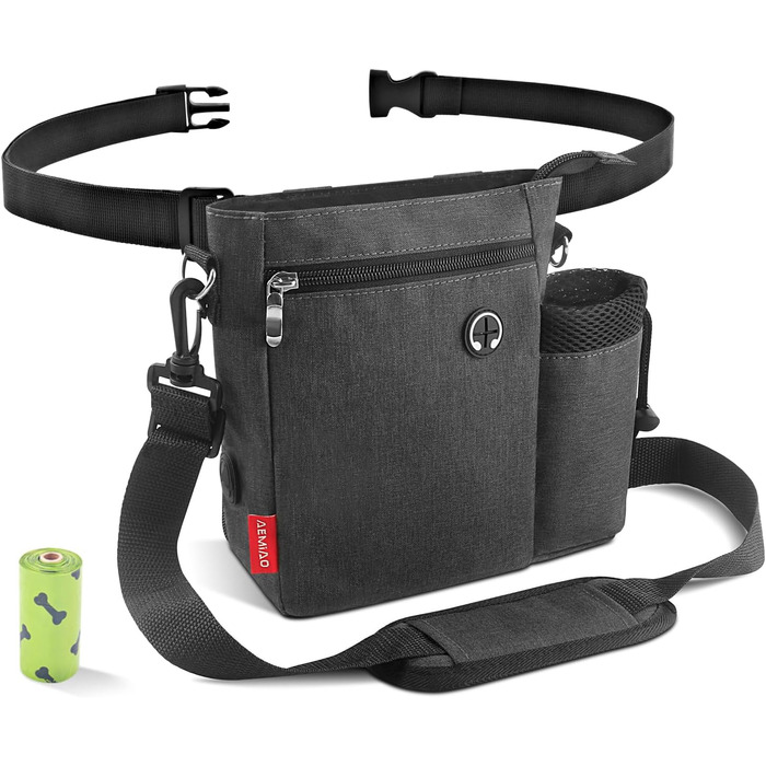 Сумка для собак Leckerlibeutels з пляшкою для води, контейнером для ласощів та відсіком для відходів