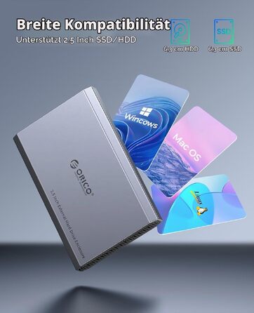 Зовнішній корпус для HDD/SSD ORICO 2.5