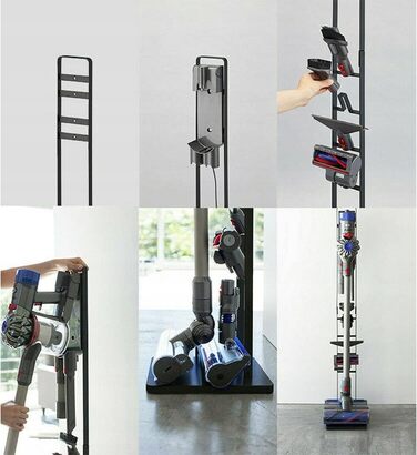 Підставка для пилососів Dyson – універсальна, 127 см, без свердління, з металевою основою