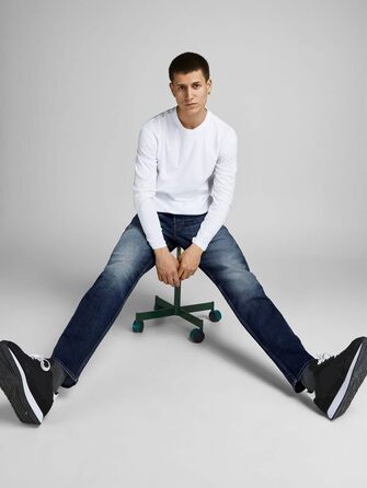 Джинси чоловічі JACK & JONES JJIMIKE Original Comfort Fit сині (29W/30L, Denim)