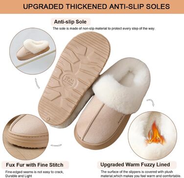 Тапочки домашні жіночі та чоловічі, м'які, плюшеві, ретро, теплі, зручні, антиковзаючі, білі, з ведмедиком (Fluffycamel, 42/43 EU)