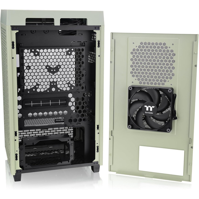 Корпус для ПК Thermaltake The Tower 200 Matcha Green (м'ятно-зелений), Mini-ITX