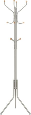 SONGMICS 182 cm Height Wardrobe Rack Stable Metal Clothes Rack Wardrobe, white, RCR19W (49 x 49 x 182H cm, Cappuccino Beige)